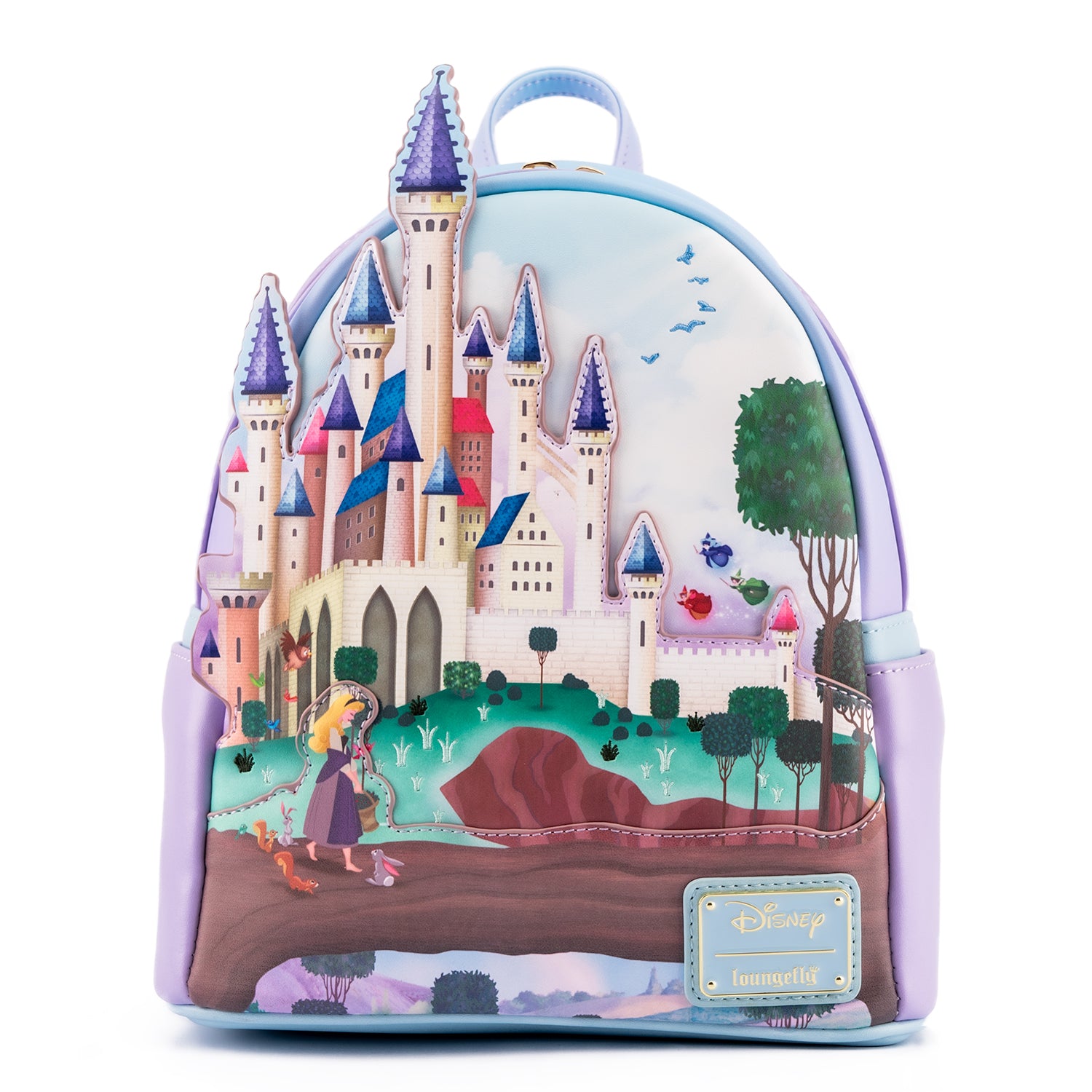 disney sleeping beauty fairy godmothers mini backpack Loungefly Disney princess castle series sleeping beauty mini backpack – Spell Boutique
