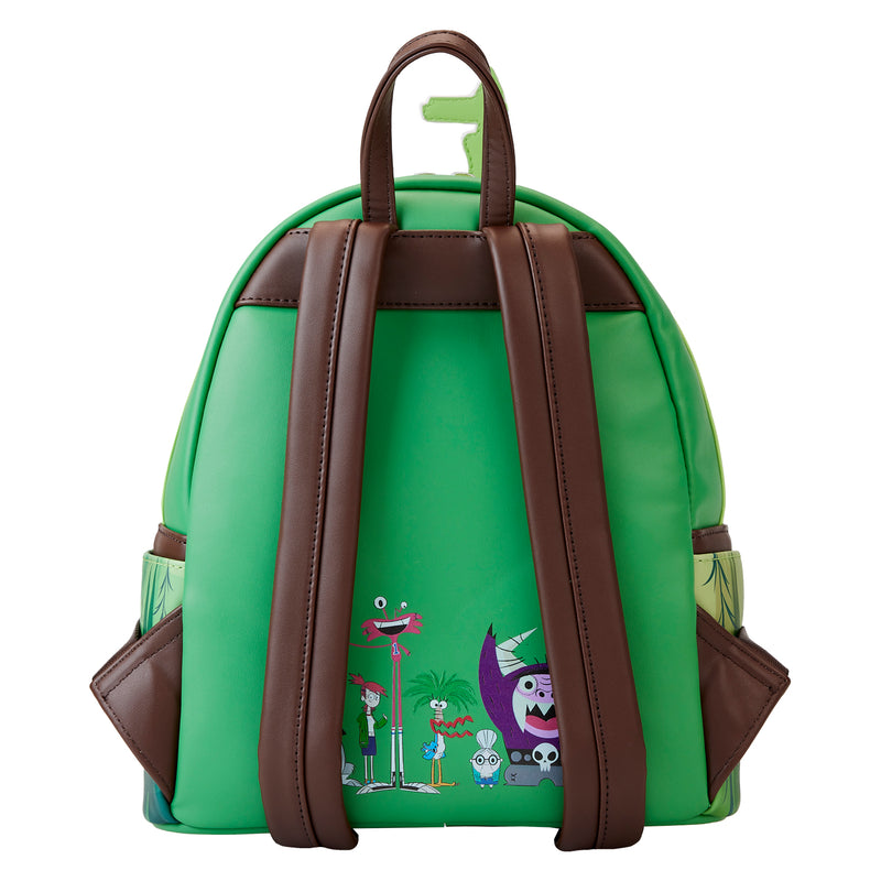 LOUNGEFLY CARTOON NETWORK FOSTERS HOME FOR IMAGINARY FRIENDS HOUSE MINI BACKPACK