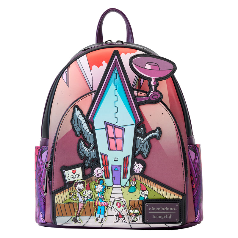 LOUNGEFLY NICKELODEON INVADER ZIM SECRET LAIR MINI BACKPACK ( July Preorder)