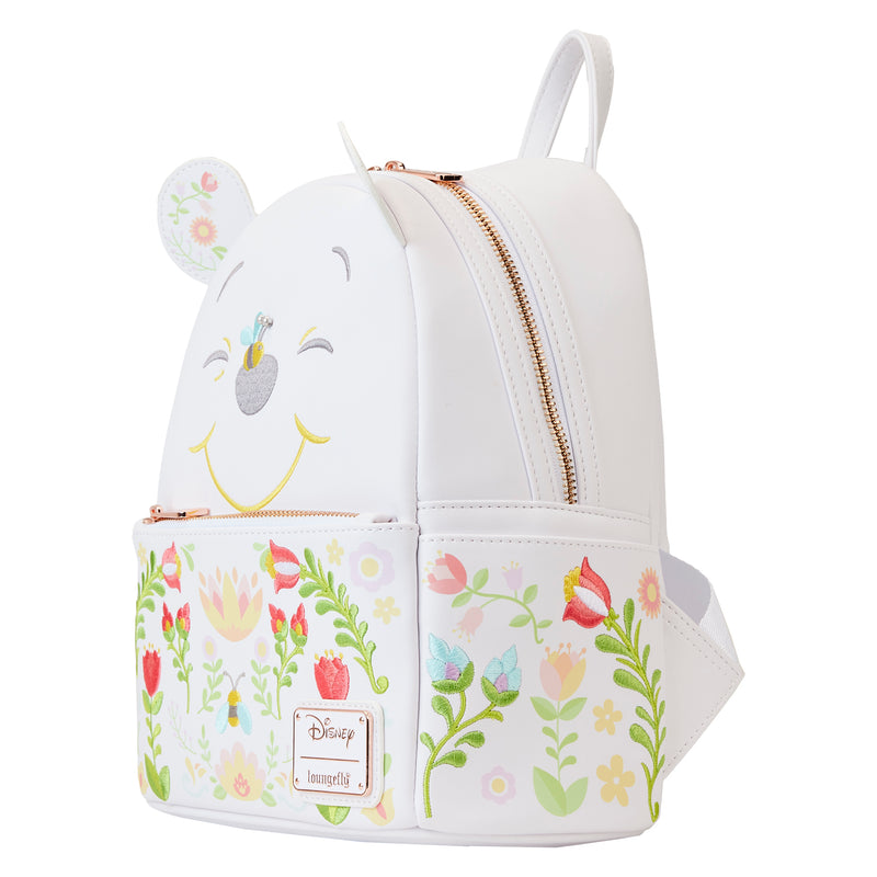 LOUNGEFLY DISNEY WINNIE THE POOH COSPLAY FOLK FLORAL MINI BACKPACK (July Preorder)