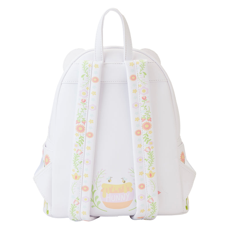 LOUNGEFLY DISNEY WINNIE THE POOH COSPLAY FOLK FLORAL MINI BACKPACK (July Preorder)