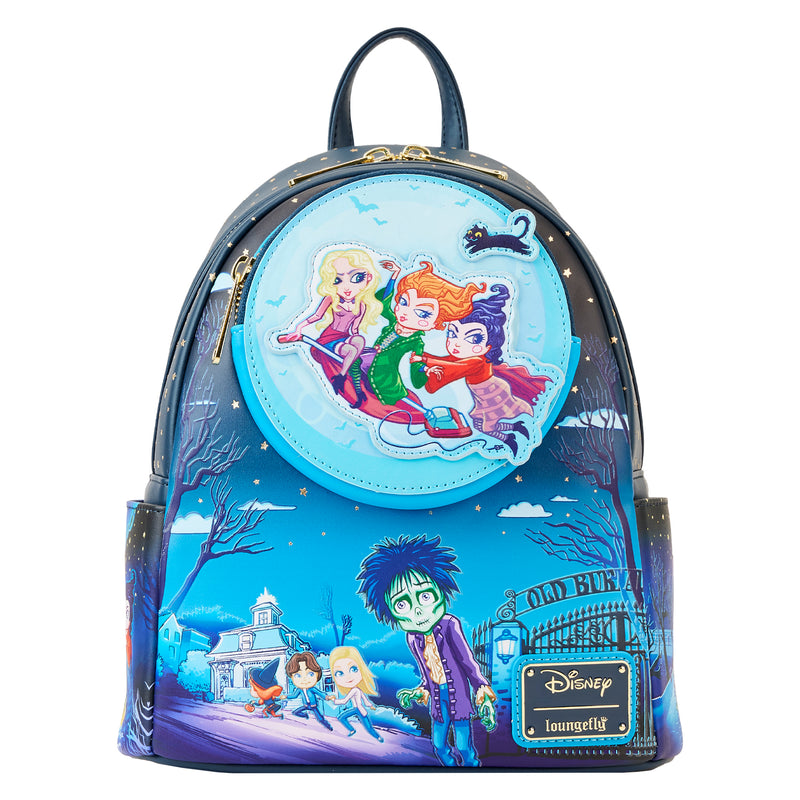 LOUNGEFLY DISNEY HOCUS POCUS POSTER MINI BACKPACK  (August Preorder)
