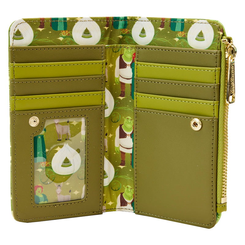 LOUNGEFLY DREAMWORKS SHREK HAPPILY EVER AFTER FLAP WALLET (Mid March)
