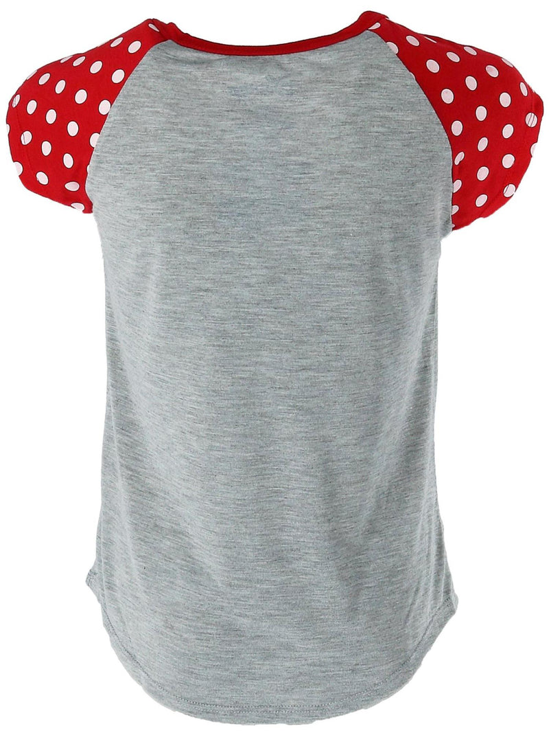 Disney Minnie Mouse Peeking Pocket Tee Shirt Girl