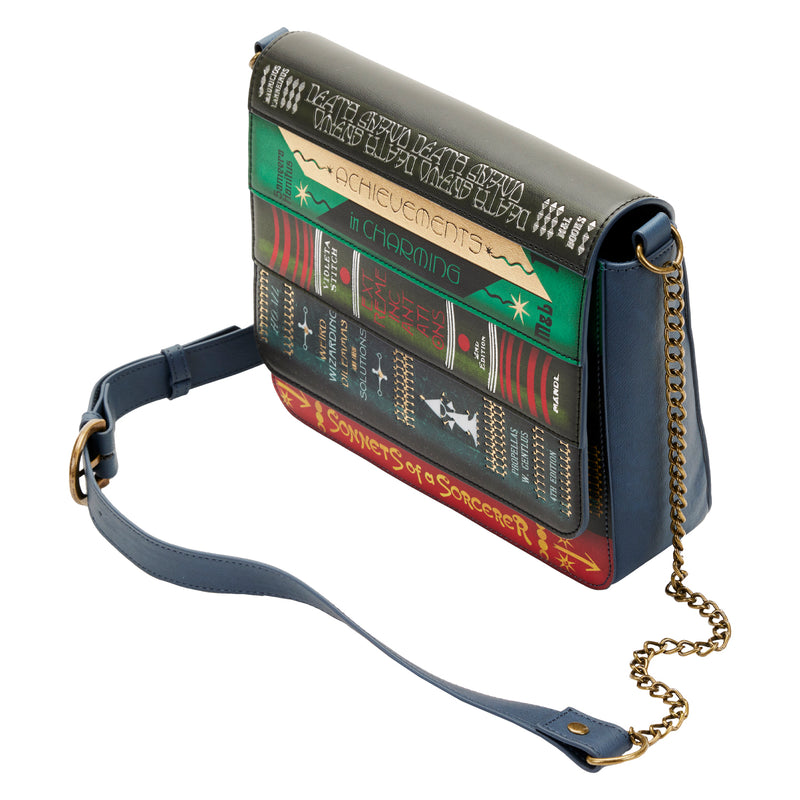 LOUNGEFLY FANTASTIC BEASTS MAGICAL BOOKS CHAIN STRAP CROSS BODY BAG