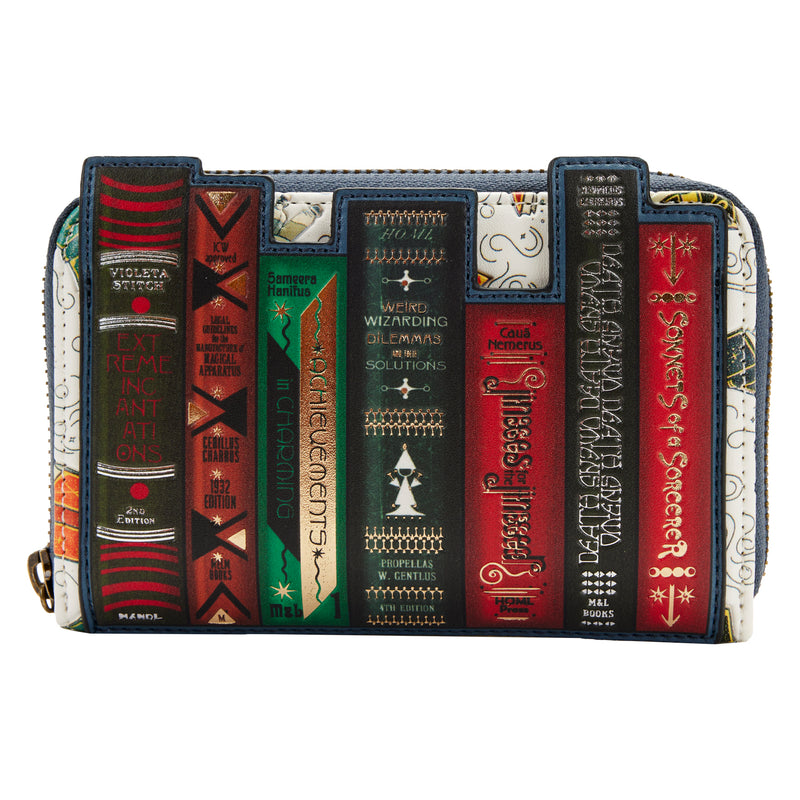 LOUNGEFLY FANTASTIC BEASTS MAGICAL BOOKS ZIP AROUND WALLET