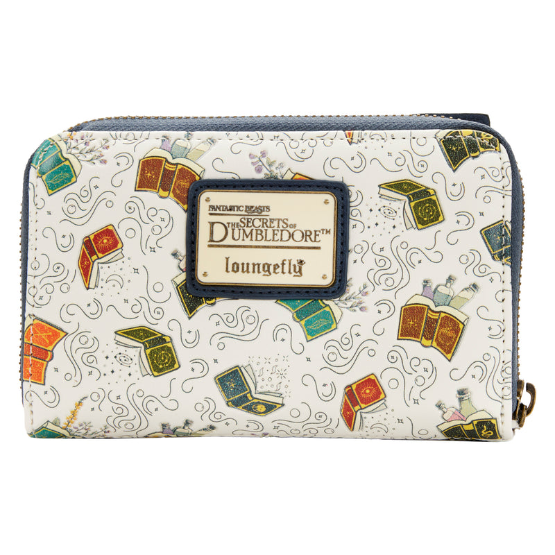 LOUNGEFLY FANTASTIC BEASTS MAGICAL BOOKS ZIP AROUND WALLET