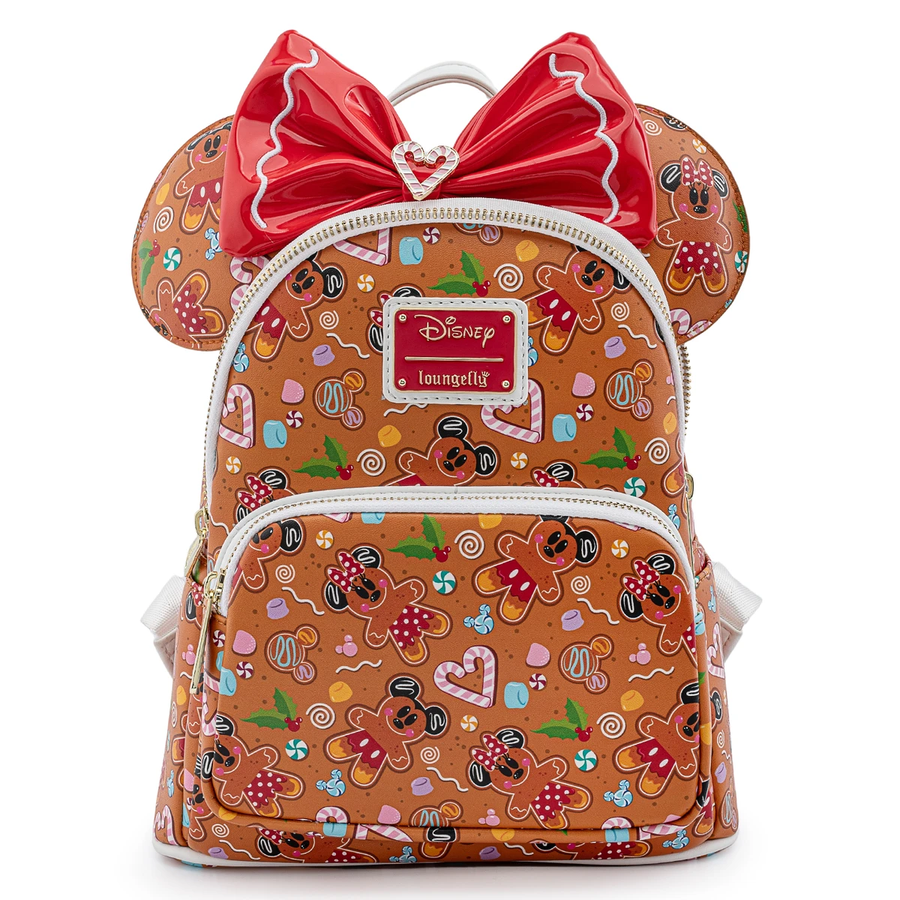 disney holiday snacks mini backpack Parks 2021 Mickey Minnie Christmas I Love Characters Snacks Mini Backpack. Snacks Backpack.