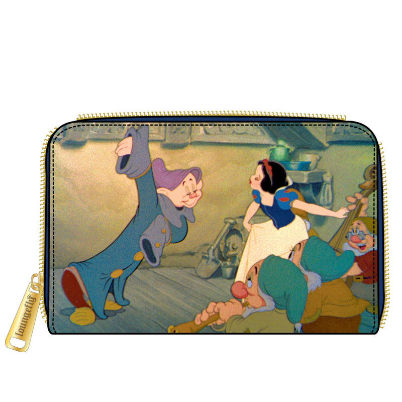 Loungefly Disney snow white scenes zip around wallet