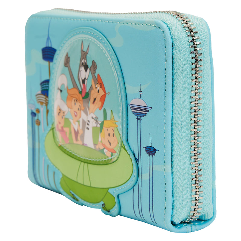 LOUNGEFLY WARNER BROTHERS THE JETSONS SPACESHIP ZIP AROUND WALLET