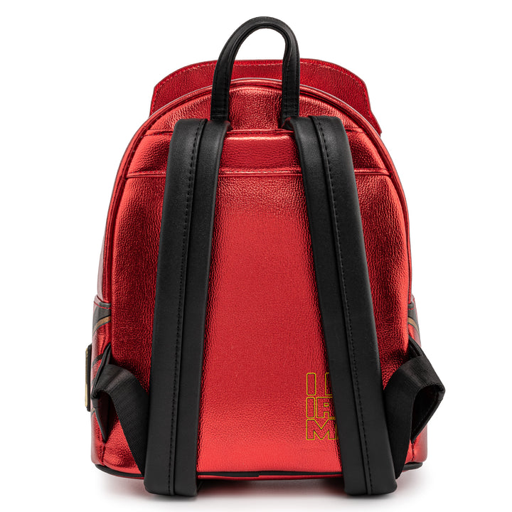 Iron man Loungefly pop disney marvel mini backpack tony stark brand new Loungefly by Marvel Iron Man Light Up Mini Backpack  main image 4