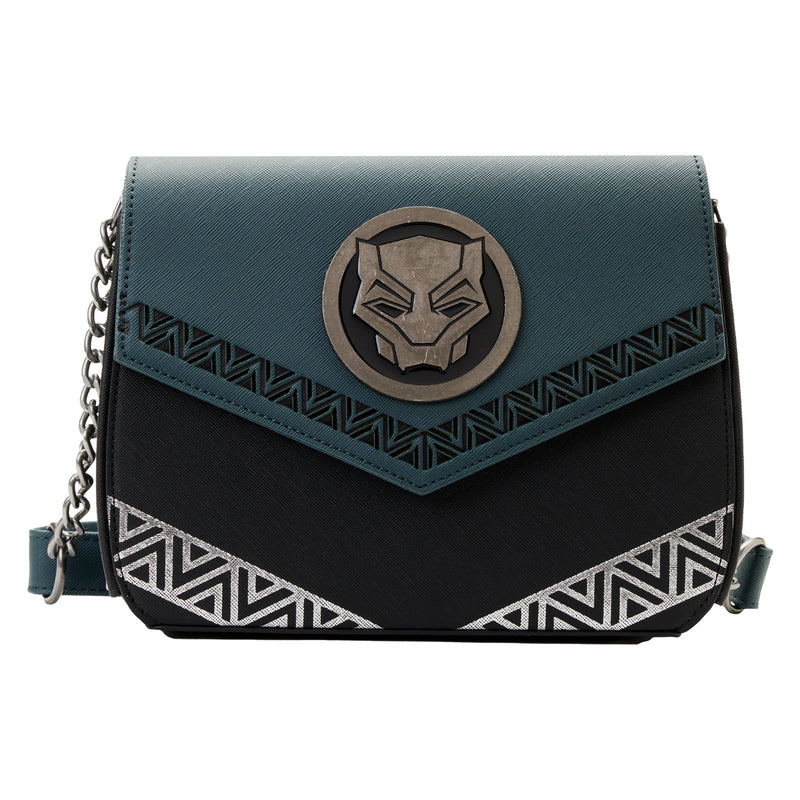 LOUNGEFLY  MARVEL BLACK PANTHER WAKANDA FOREVER CROSS BODY BAG (October Preorder)