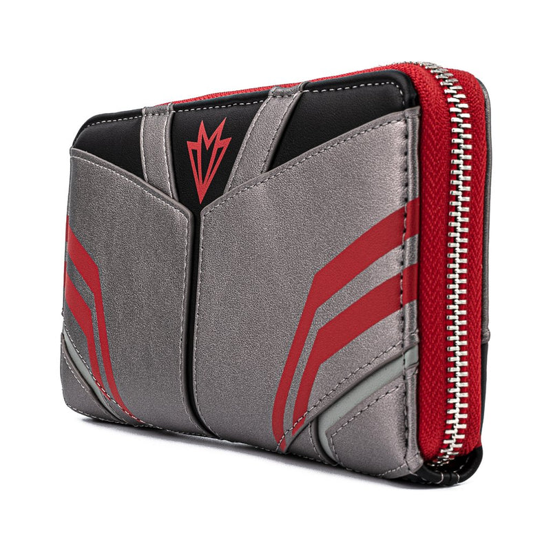 LOUNGEFLY MARVEL FALCON COSPLAY ZIP AROUND WALLET