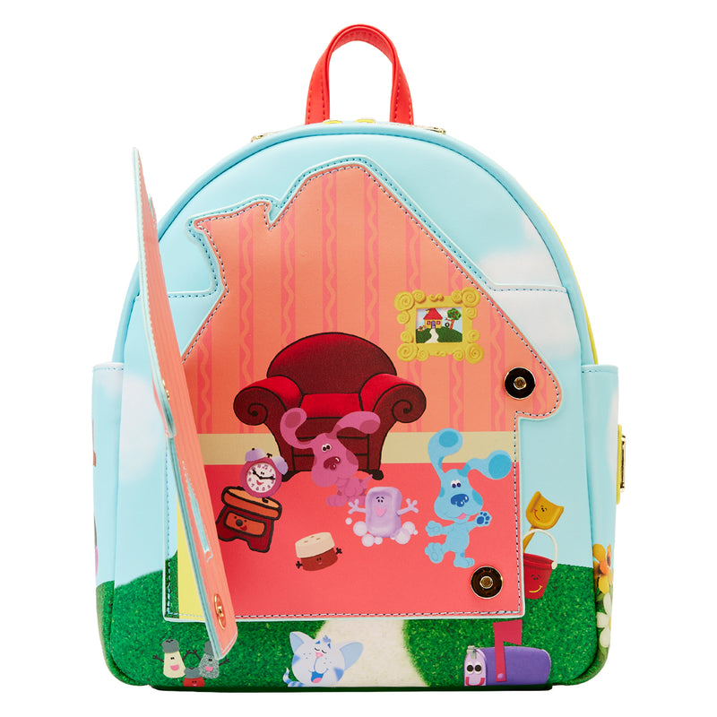 LOUNGEFLY NICKELODEON BLUES CLUES OPEN HOUSE MINI BACKPACK (Mid March)