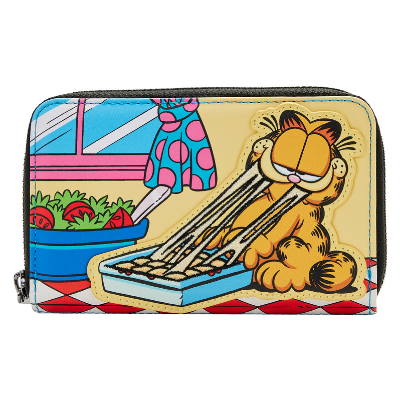 Loungefly Nickelodeon Garfield Loves Lasagna Zip Around Wallet