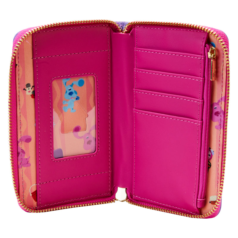 LOUNGEFLY NICKELODEON BLUES CLUES MAIL TIME ZIP AROUND WALLET (Mid March)