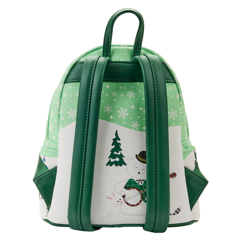 LOUNGEFLY  RUDOLPH HOLIDAY GROUP MINI BACKPACK