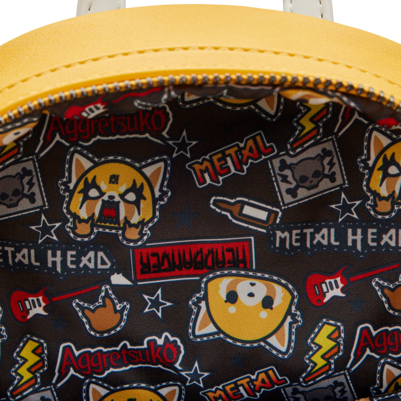 LOUNGEFLY SANRIO AGGRETSUKO TWO FACE COSPLAY MINI BACKPACK