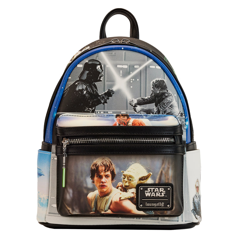 LOUNGEFLY STAR WARS EMPIRE STRIKES BACK FINAL FRAMES MINI BACKPACK