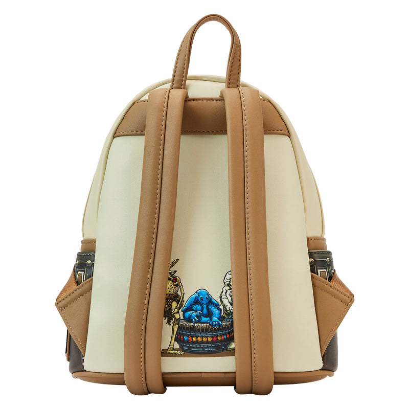 LOUNGEFLY STAR WARS RETURN OF THE JEDI 40TH ANNIVERSARY JABBAS PALACE MINI BACKPACK