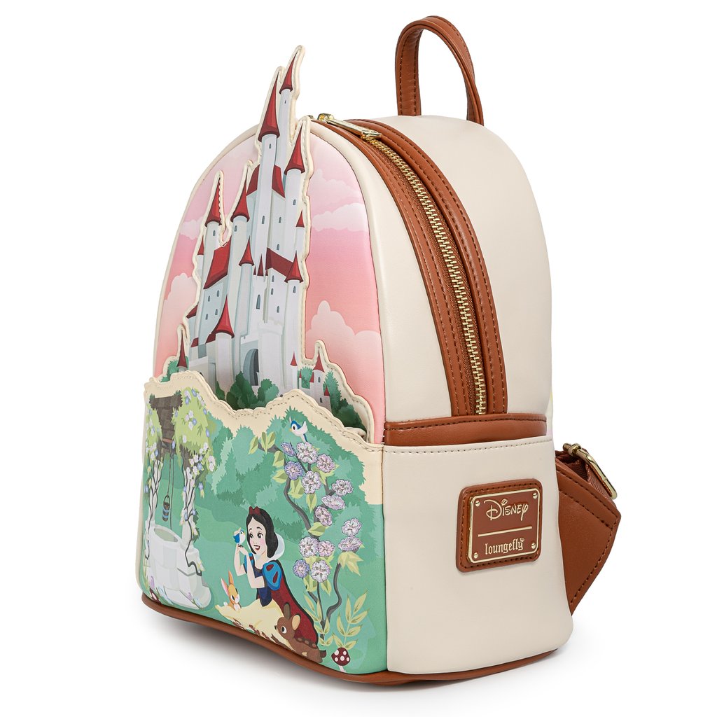 disney mini backpack loungefly Loungefly Disney Snow White Castle series mini backpack – Spell Boutique