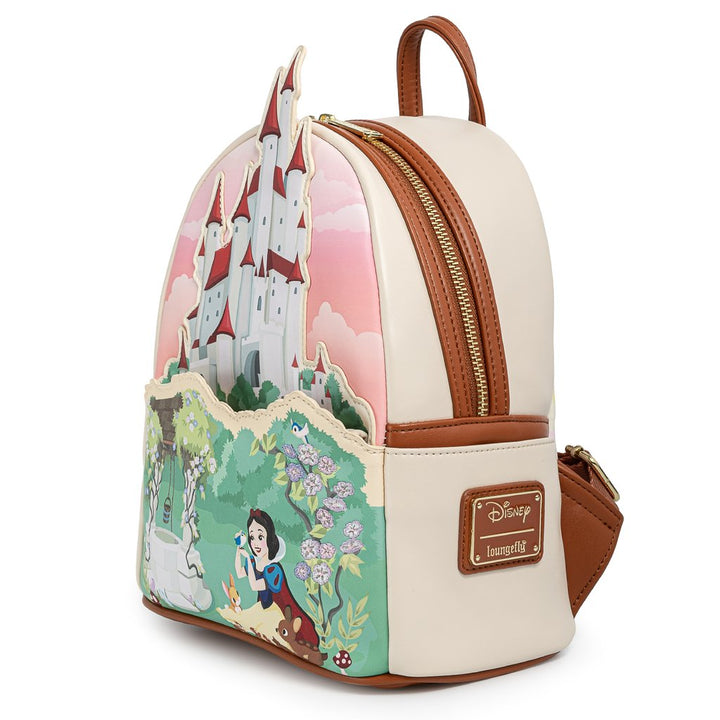 Loungefly Disney Snow White Castle series mini backpack Spell Boutique