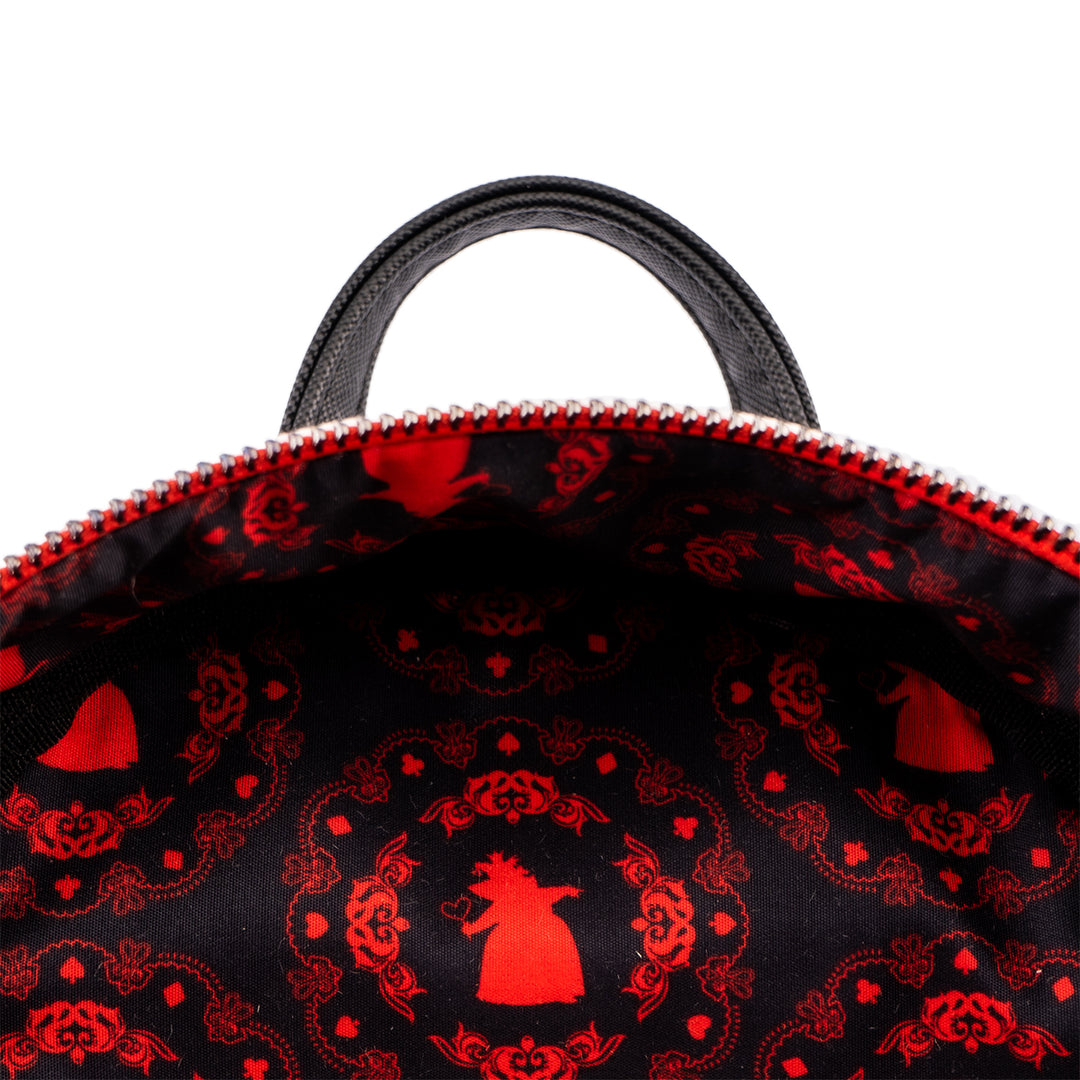 Loungefly Disney Villains Scene Series Queen of Hearts Mini Backpack DISNEY VILLAINS SCENE SERIES QUEEN OF HEARTS MINI BACKPACK  main image 3