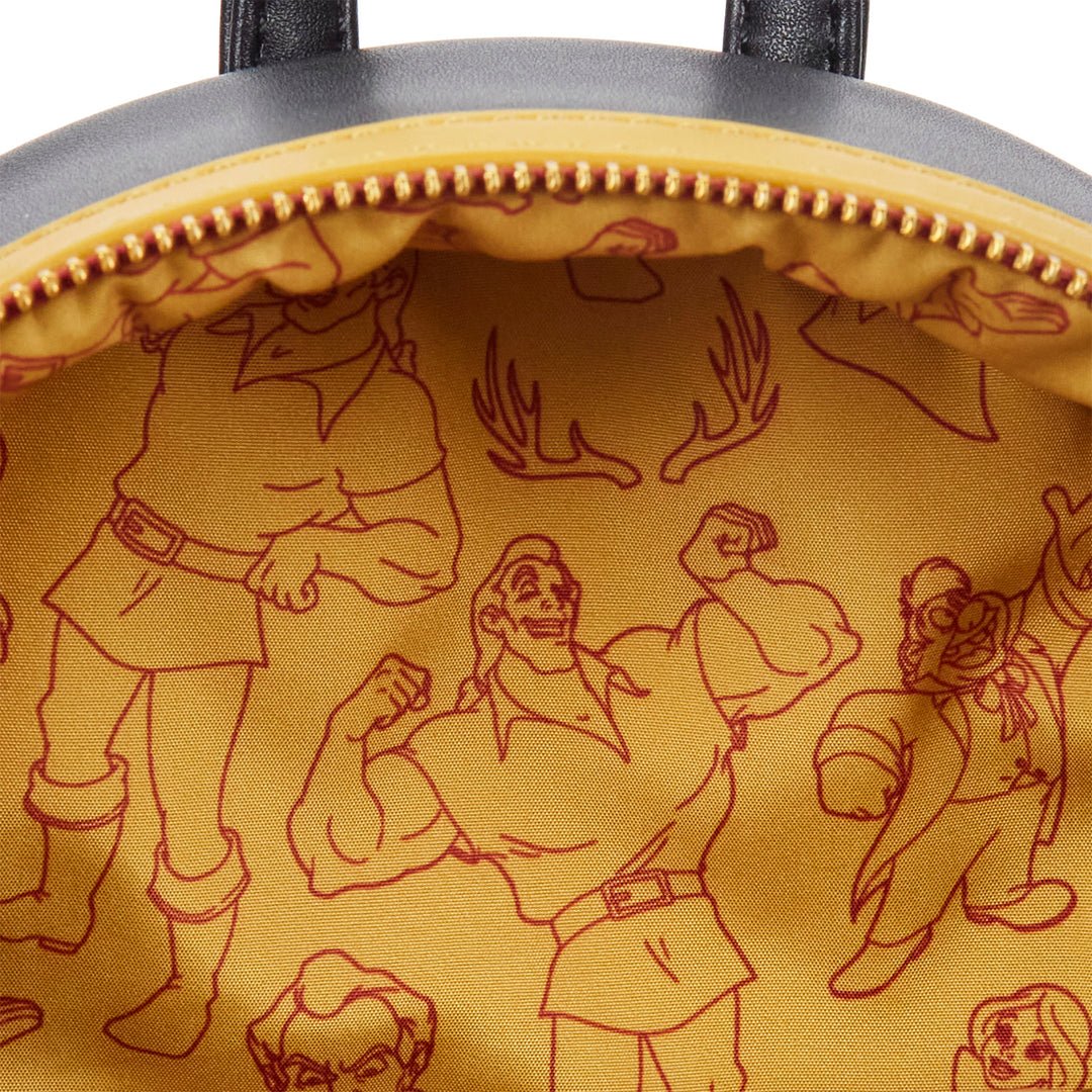Loungefly Gaston Backpack & Wallet Set Loungefly Disney Villains Scene Gaston Ziparound Wallet  main image 3