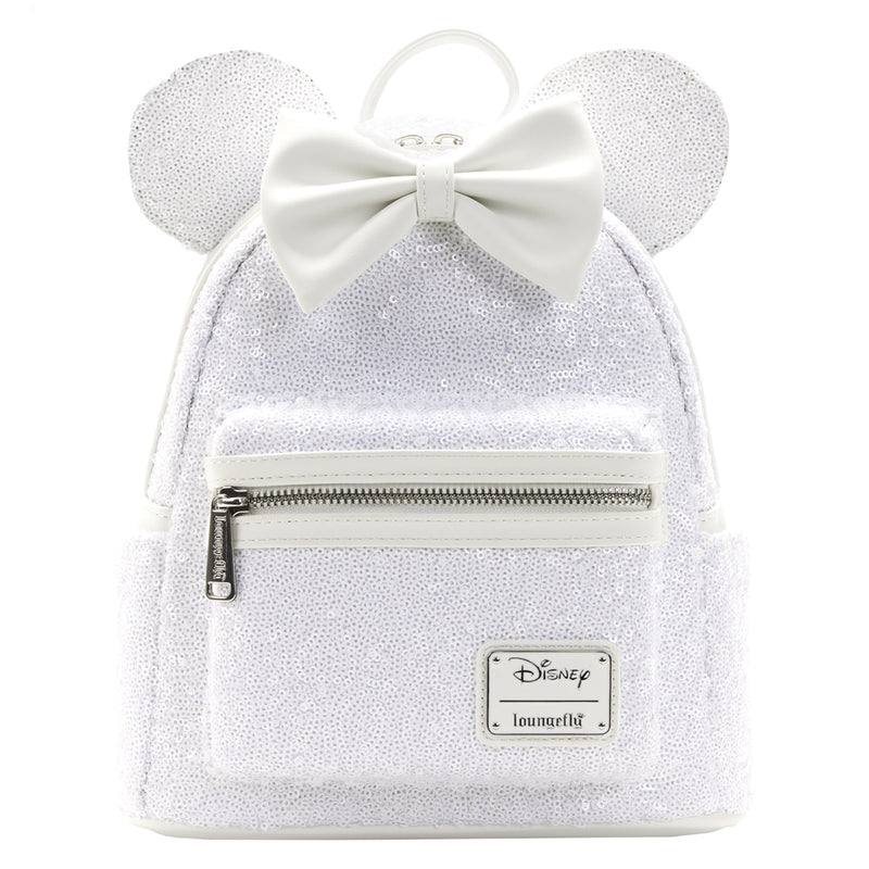 LOUNGEFLY DISNEY MINNIE SEQUIN WEDDING MINI BACKPACK – Spell Boutique