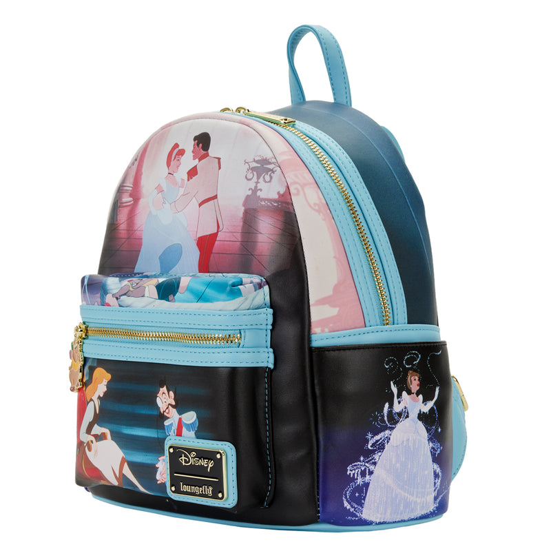 LOUNGEFLY DISNEY CINDERELLA PRINCESS SCENE MINI BACKPACK – Spell Boutique