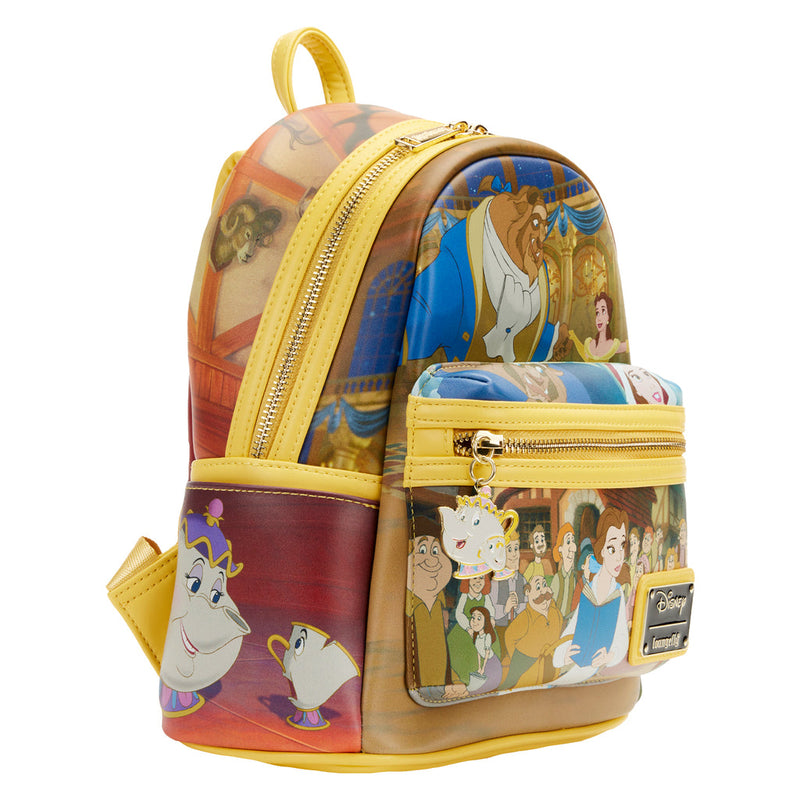 LOUNGEFLY DISNEY BEAUTY AND THE BEAST BELLE PRINCESS SCENE MINI BACKPACK
