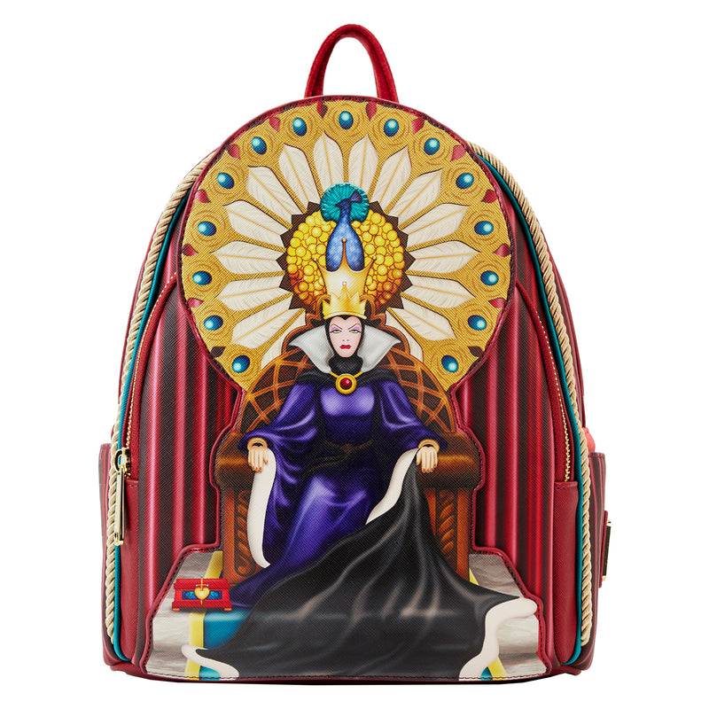 LOUNGEFLY DISNEY SNOW WHITE EVIL QUEEN THRONE MINI BACKPACK