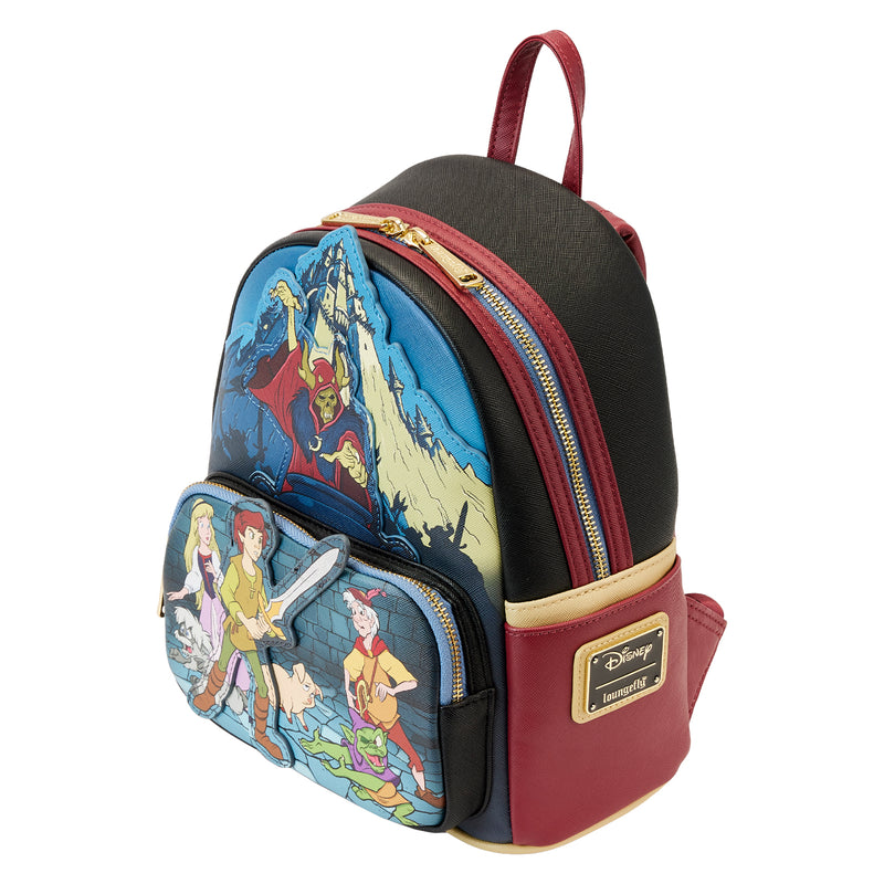 LOUNGEFLY DISNEY THE BLACK CAULDREN MINI BACKPACK