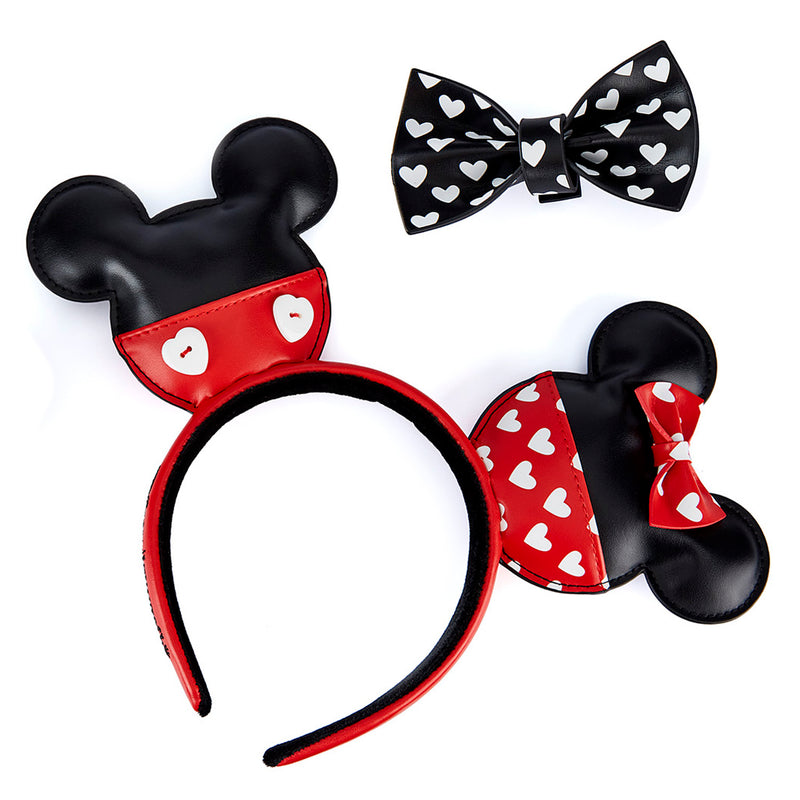 Loungefly Disney Mickey and Minnie valentines headband
