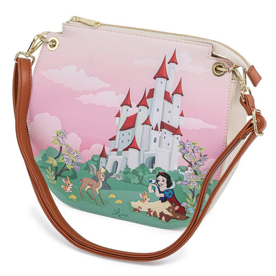 Loungefly Disney Princess Castle Series Sleeping Beauty Crossbody Bag