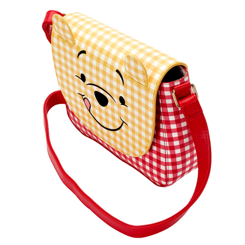 Loungefly Disney Winnie the pooh gingham crossbody bag