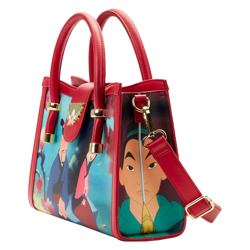 Loungefly Disney Mulan Princess Scene Cross Body Bag