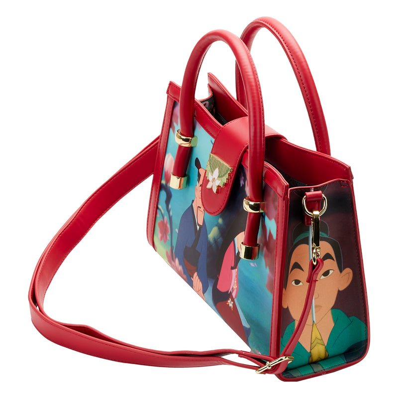 Loungefly Disney Mulan Princess Scene Cross Body Bag