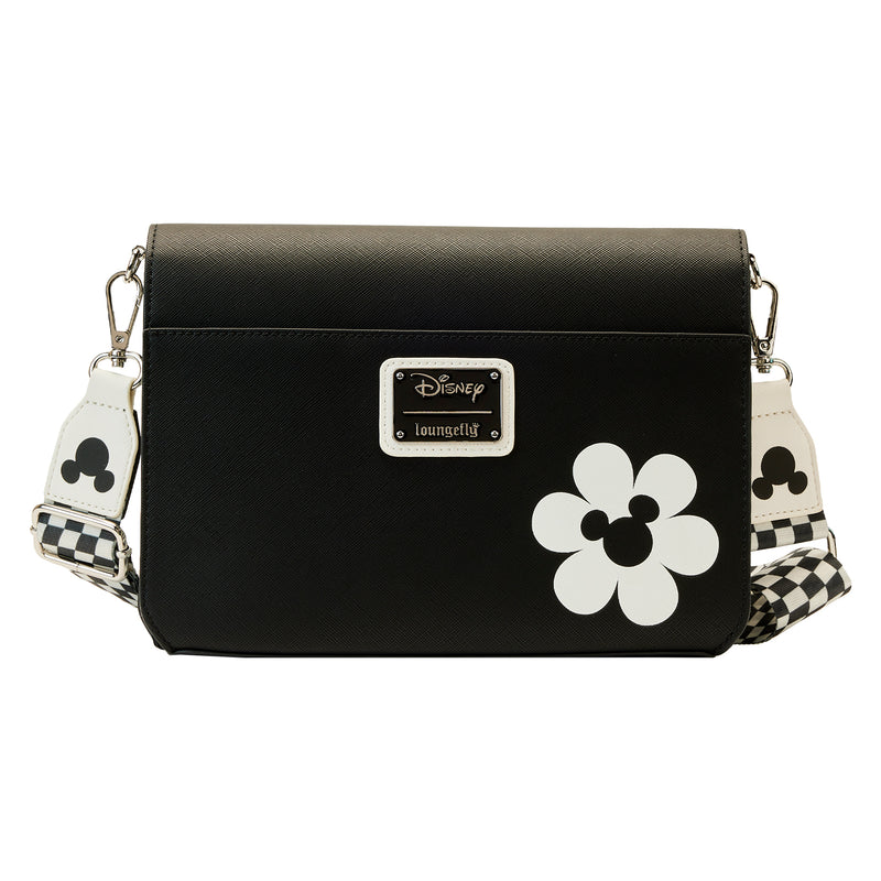 LOUNGEFLY DISNEY MICKEY Y2K BLACK AND WHITE CROSS BODY BAG (Mid March)