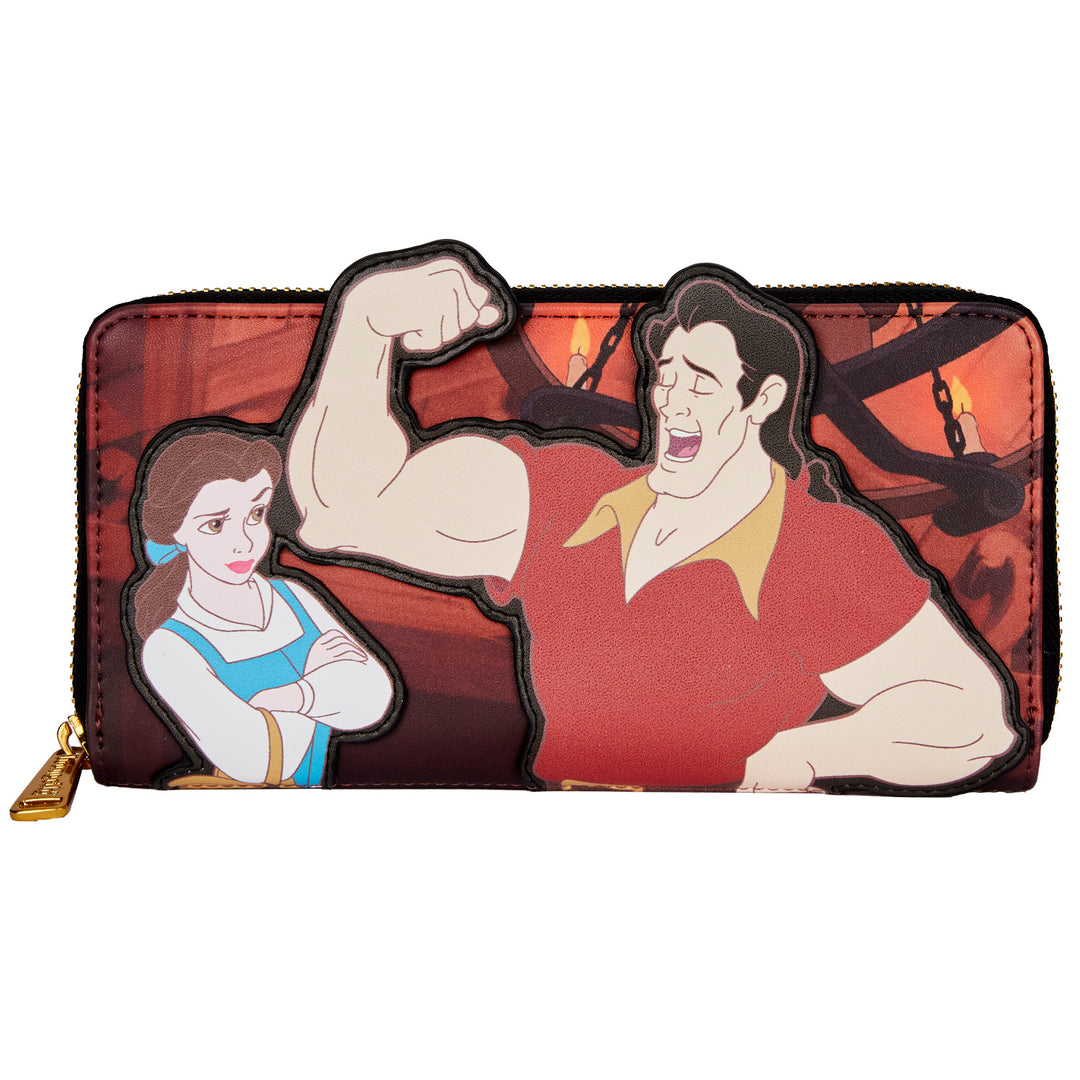 Gaston Loungefly bag bundle with wallet and keychain doorable Amazon.com: Loungefly Disney Villains Scene Gaston MINI  main image 3
