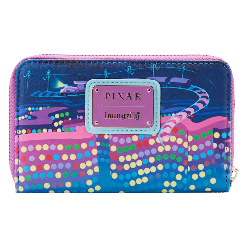 LOUNGEFLY DISNEY PIXAR INSIDE OUT CONTROL PANEL ZIP AROUND WALLET