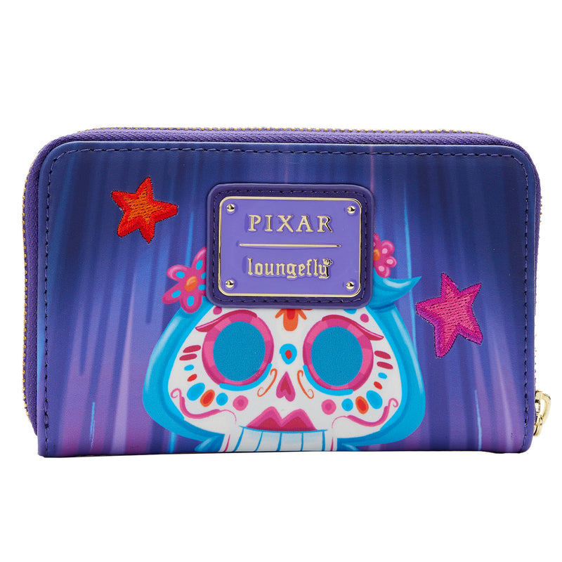 LOUNGEFLY  PIXAR MOMENTS MIGUEL AND HECTOR PERFORMANCE ZIP AROUND WALLET