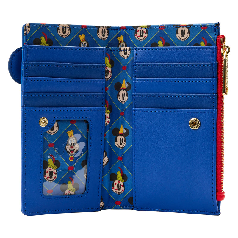 LOUNGEFLY DISNEY BRAVE LITTLE TAILOR MICKEY MINNIE FLAP WALLET