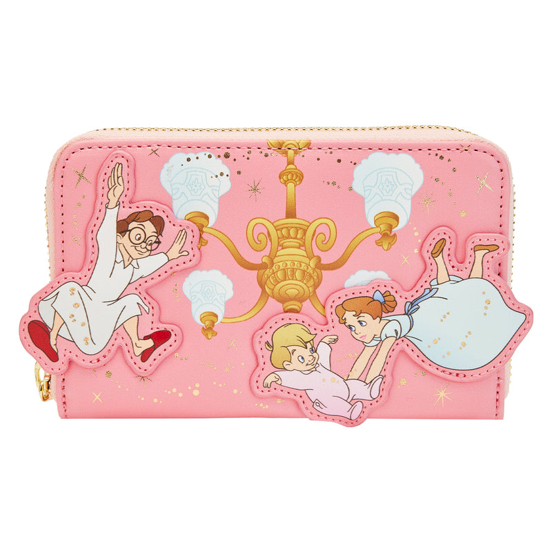 LOUNGEFLY DISNEY PETER PAN YOU CAN FLY 70TH ANNIVERSARY ZIP AROUND WALLET