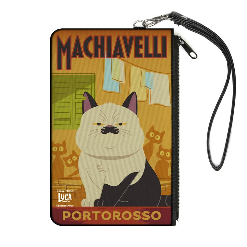 Luca Machiavelli Canvas Zipper Wallet  - Small