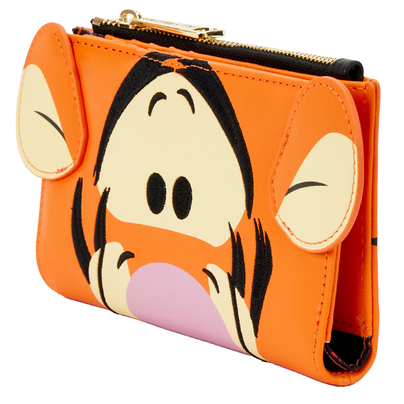 Loungefly Disney wtp Tigger cosplay flap wallet